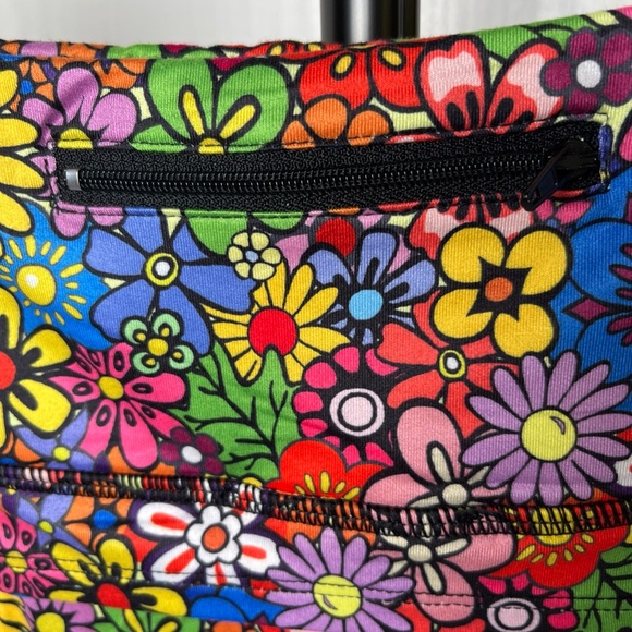 Hip & Fun Fulbelle Pickleball Tennis Skort 70’s Floral Pockets Size Large - Picture 7 of 12